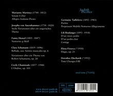Judith Pfeiffer - Klavierwerke von Komponistinnen, CD