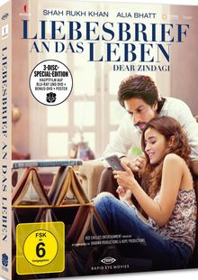 Dear Zindagi - Liebesbrief an das Leben (Blu-ray &amp; DVD im Digipack), 1 Blu-ray Disc und 2 DVDs