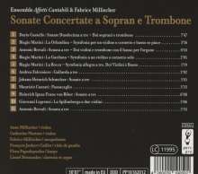 Affetti Cantabili &amp; Fabrice Millischer - Sonate Concertate a Sopran e Trombone, CD