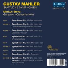 Gustav Mahler (1860-1911): Symphonien Nr.1-10, 13 CDs