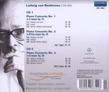 Ludwig van Beethoven (1770-1827): Klavierkonzerte Nr.1,2,4, 2 CDs