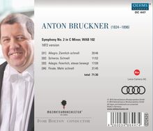 Anton Bruckner (1824-1896): Symphonie Nr.2, CD