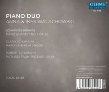 Klavierduo Anna &amp; Ines Walachowski - Brahms / Schumann, CD