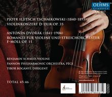 Peter Iljitsch Tschaikowsky (1840-1893): Violinkonzert op.35, CD