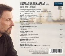 Andreas Bauer Kanabas - Love and Despair, CD