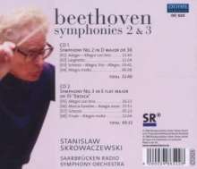 Ludwig van Beethoven (1770-1827): Symphonien Nr.2 &amp; 3, 2 CDs