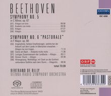 Ludwig van Beethoven (1770-1827): Symphonien Nr.5 &amp; 6, Super Audio CD