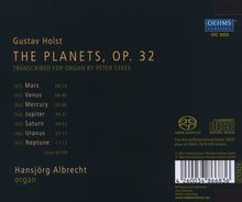 Gustav Holst (1874-1934): The Planets op.32 für Orgel, Super Audio CD