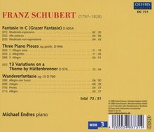 Franz Schubert (1797-1828): Wandererfantasie D.760, CD