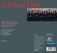 Jubilate Deo - Frühbarocke Festmusik zur Advents- und Weihnachtszeit, CD