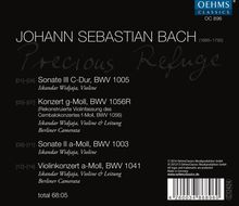 Johann Sebastian Bach (1685-1750): Violinkonzert BWV 1041, CD