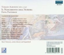 Tomaso Albinoni (1671-1751): Il Nascimento dell'Aurora (Festa Patorale), 2 CDs