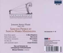 Johann Adolph Hasse (1699-1783): Sanctus Petrus et Sancta Maria Magdalena, CD