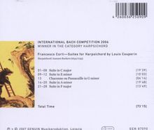 Louis Couperin (1626-1661): Cembalosuiten C-Dur,e-moll,F-Dur,a-moll, CD