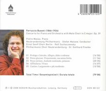 Ferruccio Busoni (1866-1924): Klavierkonzert op.39, CD