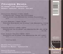 Francois Benda - Werke für Klarinette &amp; Orchester, CD