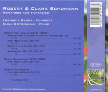 Francois Benda - Robert &amp; Clara Schumann, CD