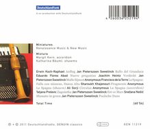 Miniatures - Musik für Schalmei &amp; Akkordeon, CD