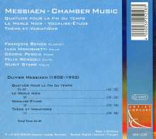 Olivier Messiaen (1908-1992): Quartett für das Ende der Zeit für Violine, Klarinette, Cello &amp; Klavier, CD