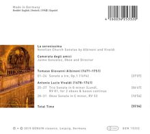 Tomaso Albinoni (1671-1751): Triosonaten op.1 Nr.1-12 (1694) "Sonate da chiesa", CD