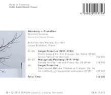Annelien van Wauwe - Weinberg / Prokofieff, CD