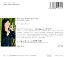 Nami Ejiri - Nami plays Diabelli Variations, CD
