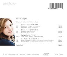 Elisabeth Kufferath - Libero, fragile, CD