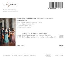 Ludwig van Beethoven (1770-1827): Streichquartette Nr.9 &amp; 14, CD