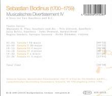 Sebastian Bodinus (1700-1759): Musicalische Divertissements IV, CD