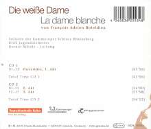 Francois-Adrien Boieldieu (1775-1834): La Dame Blanche (in dt.Spr.), 2 CDs