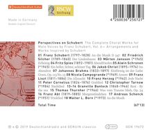 Franz Schubert (1797-1828): Sämtliche Chorwerke für Männerchor Vol.6 "Perspecitves on Schubert", CD