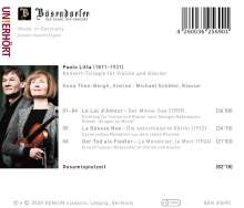 Paolo Litta (1871-1931): Konzert-Trilogie für Violine &amp; Klavier, CD