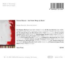 Nadja Zwiener - Senza Basso (auf dem Weg zu Bach), CD