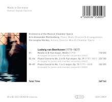 Ludwig van Beethoven (1770-1827): Klavierkonzerte Nr.1 &amp; 2 (arrangiert für Klavier &amp; Kammerensemble), CD