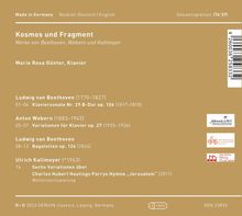 Marie Rosa Günter - Kosmos und Fragment, CD