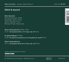 Eliot Quartett - DSCH &amp; beyond, CD