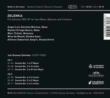 ZELENKA Trio Sonatas ZWV 181. Musiker: Ángel Luis Sánchez Moreno, Ramón Ortega Quero, Marc Trénel, Wies de Boevé, Alfonso Sebastián.