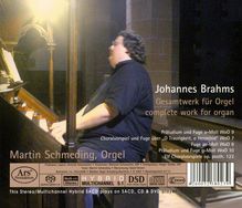 Johannes Brahms (1833-1897): Orgelwerke, Super Audio CD