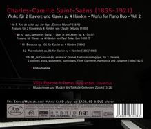 Camille Saint-Saens (1835-1921): Klavierwerke für Klavierduo Vol.2, CD