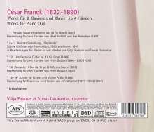 Cesar Franck (1822-1890): Werke für 2 Klaviere &amp; Klavier zu 4 Händen, Super Audio CD