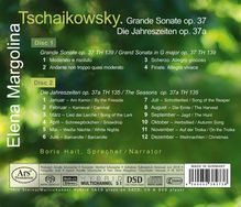 Peter Iljitsch Tschaikowsky (1840-1893): Die Jahreszeiten (Fass.f.Klavier), 2 Super Audio CDs