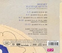 Wolfgang Amadeus Mozart (1756-1791): Flötenquartette Nr.1-4, Super Audio CD