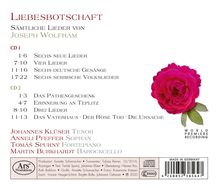 Joseph Wolfram (1789-1839): Sämtliche Lieder "Liebesbotschaft", 2 CDs