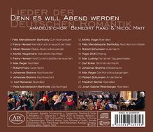 Amadeus-Chor - Denn es will Abend werden, CD