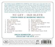 Mordecai Gebirtig (1877-1942): Yiddish Songs "Nu Gey - Ikh Bleyb", CD