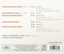 Wolfgang Amadeus Mozart (1756-1791): Cembalokonzerte KV 107 Nr.1-3 nach Johann Christian Bach, CD