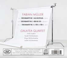 Fabian Müller (geb. 1964): Streichquartette Nr.2-4, CD