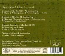 Ignaz Pleyel (1757-1831): Symphonien C-Dur,B-Dur,B-Dur (B.158,B.150a,B.112), CD