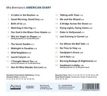 Mia Brentano (geb. 1955): American Diary, CD