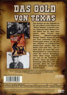 Das Gold von Texas, DVD